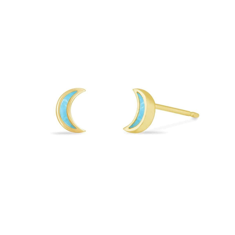 Boma Jewelry Earrings Belle Crescent Studs