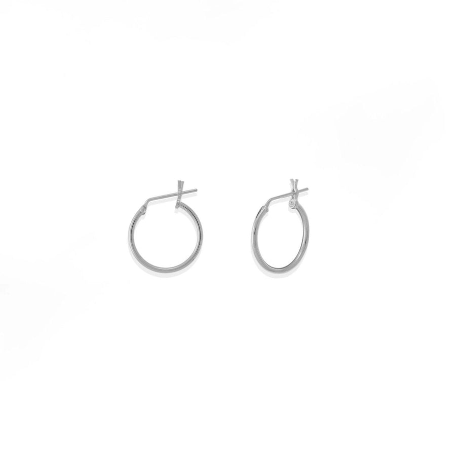 Boma Jewelry Earrings Sterling Silver / 0.3" Belle Hoops