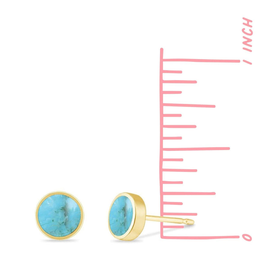 Boma Jewelry Earrings Belle Studs with Stone