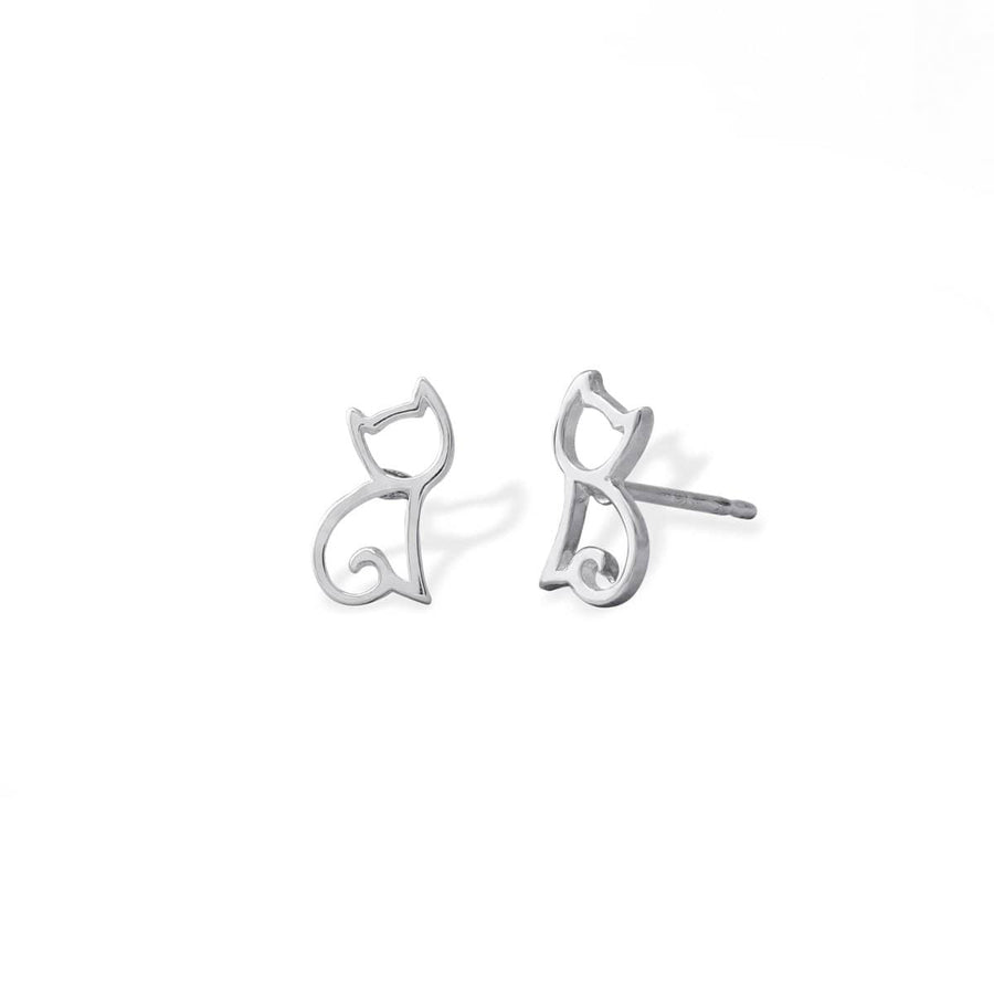 Boma Jewelry Earrings Cat Design Stud Earrings