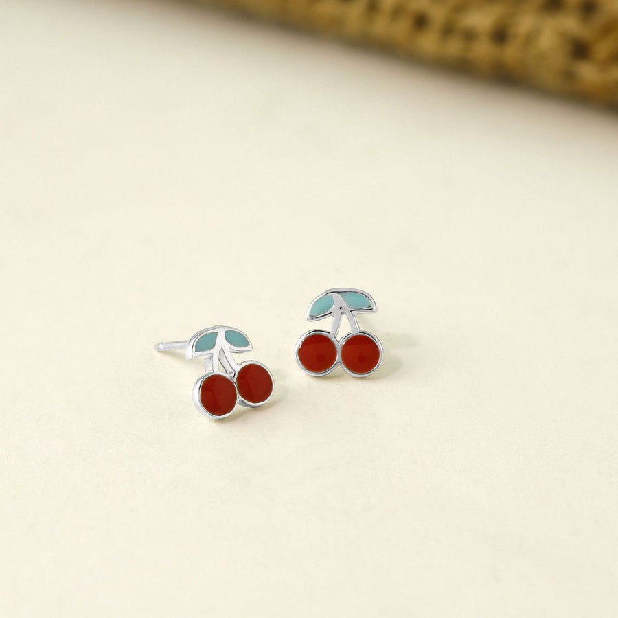 Boma Jewelry Earrings Cherry Stud Earrings