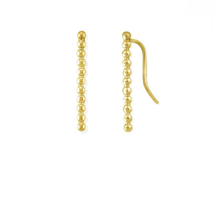 Boma Jewelry Earrings Dot Long Bar Ear Crawlers