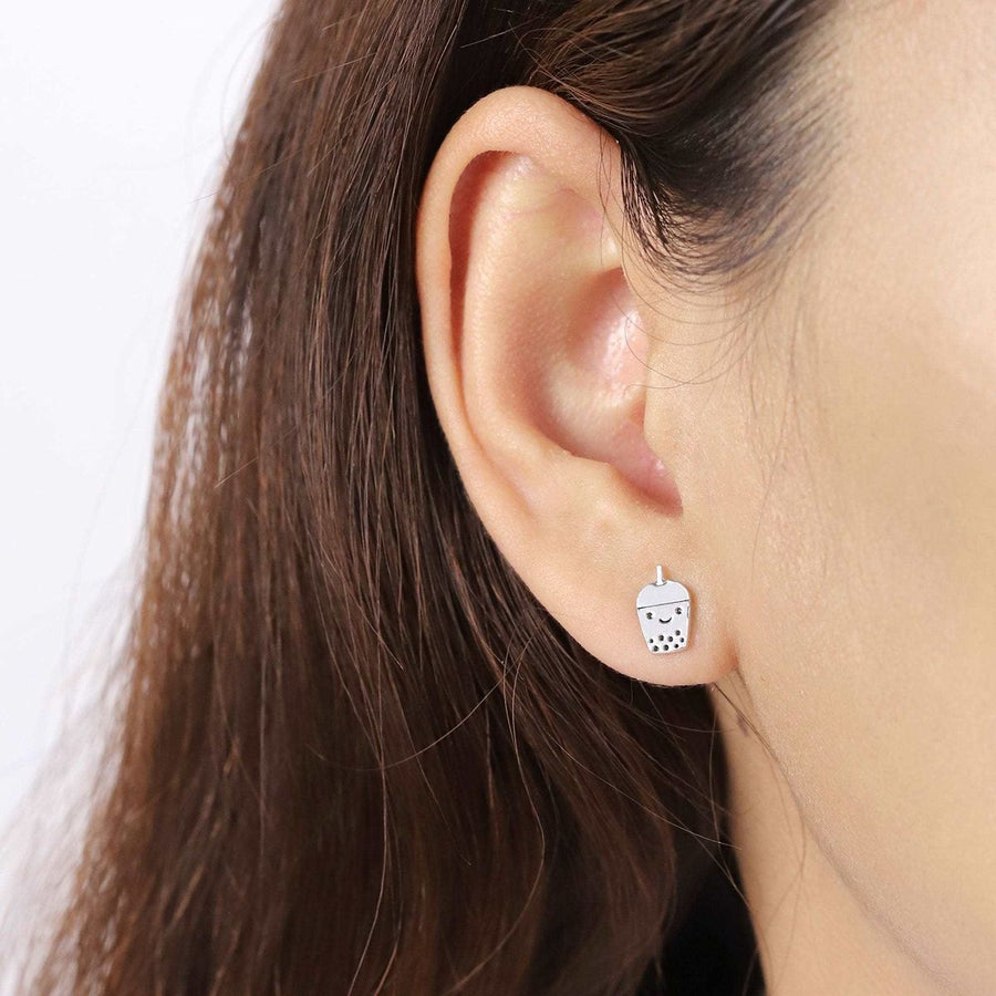 Boma Jewelry Earrings Happy Boba Tea Studs