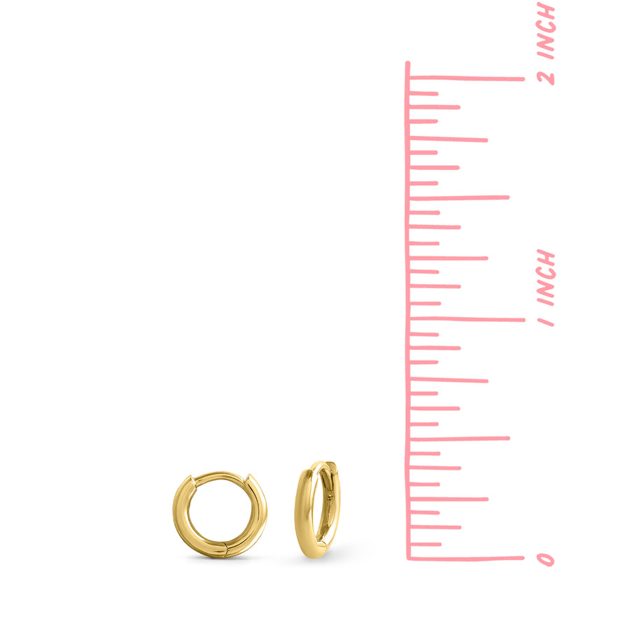 Mini Huggie Hoop Earrings (LA 2115/LA(G) 9115/LA(G) 2441/LA 2446)