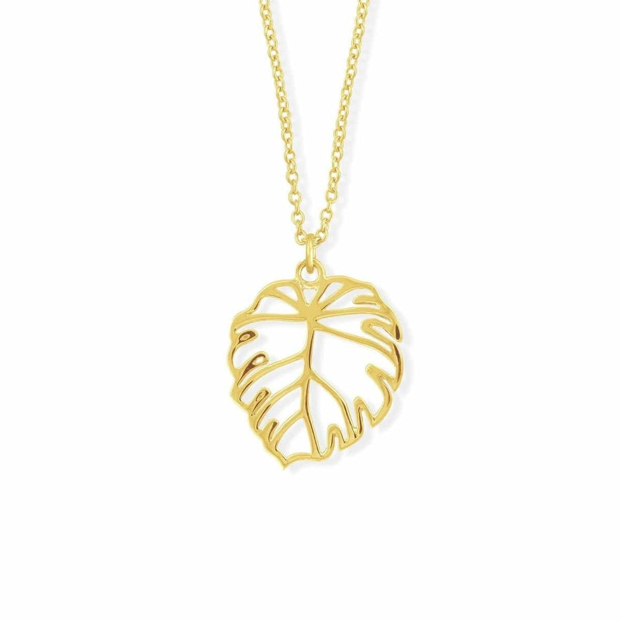 Boma Jewelry Necklaces Monstera Leaf Necklace