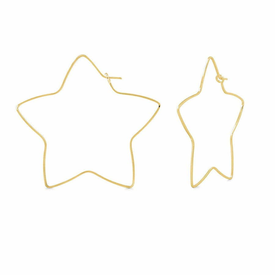 Boma Jewelry Earrings Star Wire Hoops