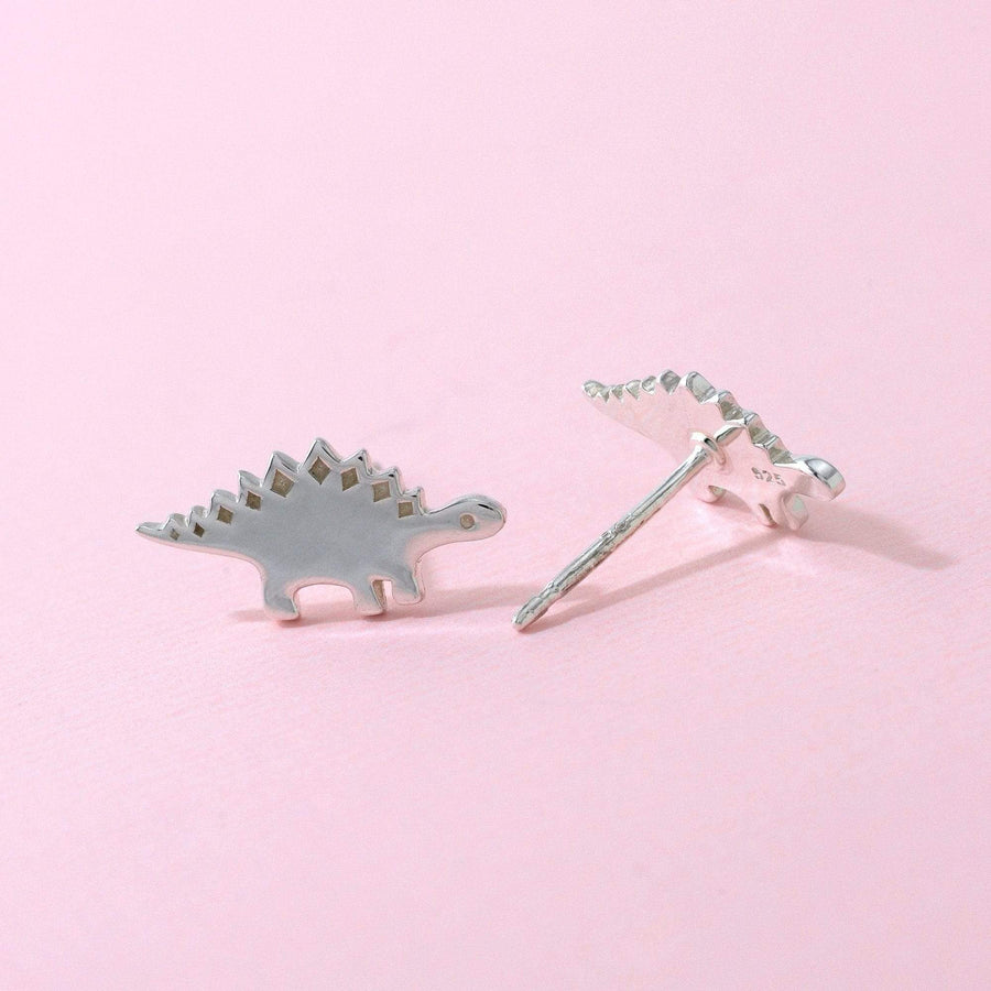 Boma Jewelry Earrings Stegosaurus Dinosaur