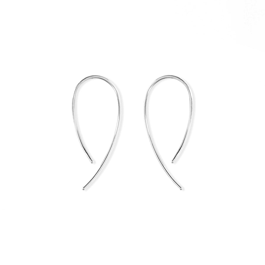Boma Jewelry Earrings Twist Pull Through Hoops