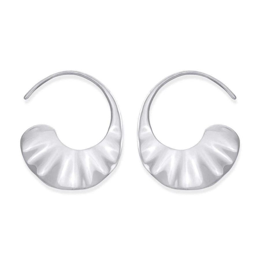 Boma Jewelry Earrings Sterling Silver Veora Hoops