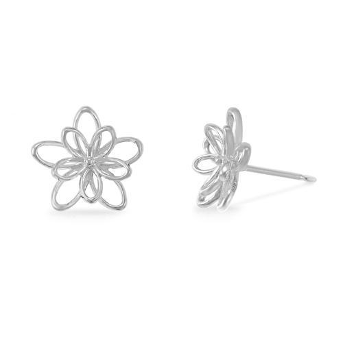 Boma Jewelry Earrings Woven Flower Stud Earrings