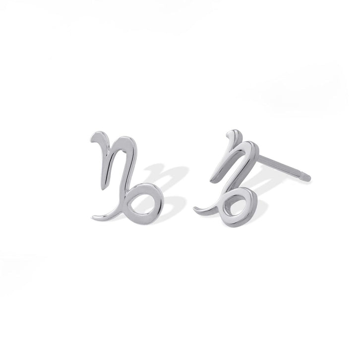 Boma Jewelry Earrings Sterling Silver / Aries Zodiac Studs
