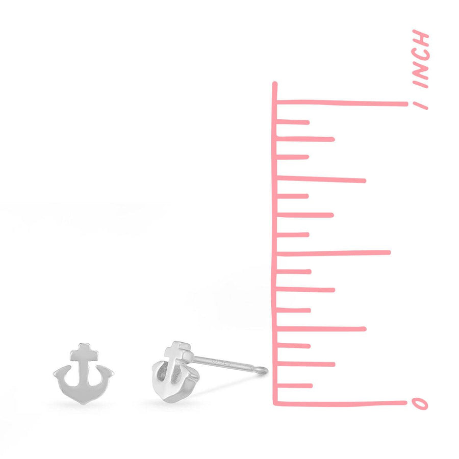 Boma Jewelry Earrings Anchor Studs