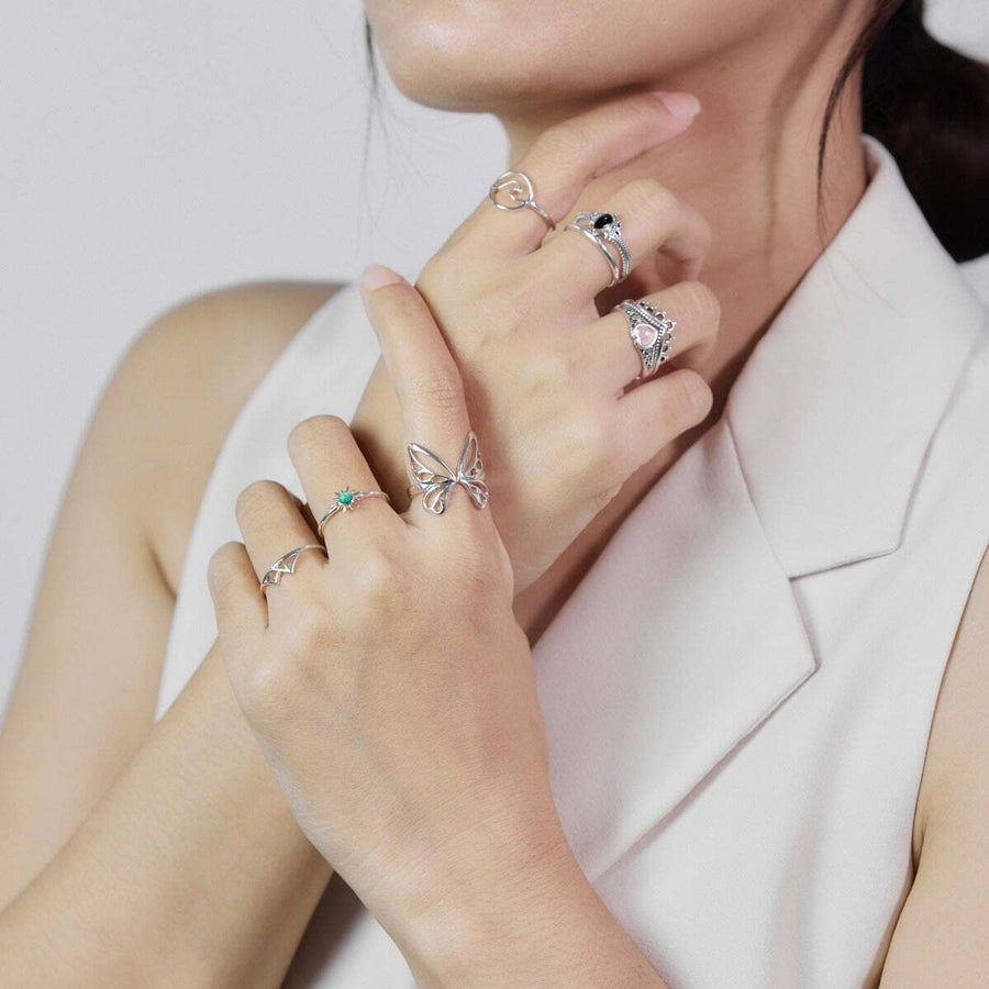 Boma Jewelry Earrings Belle Flat Dot Ring