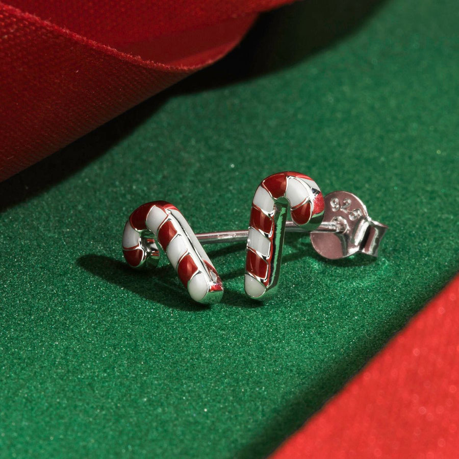 Boma Jewelry Earrings Candy Cane Studs