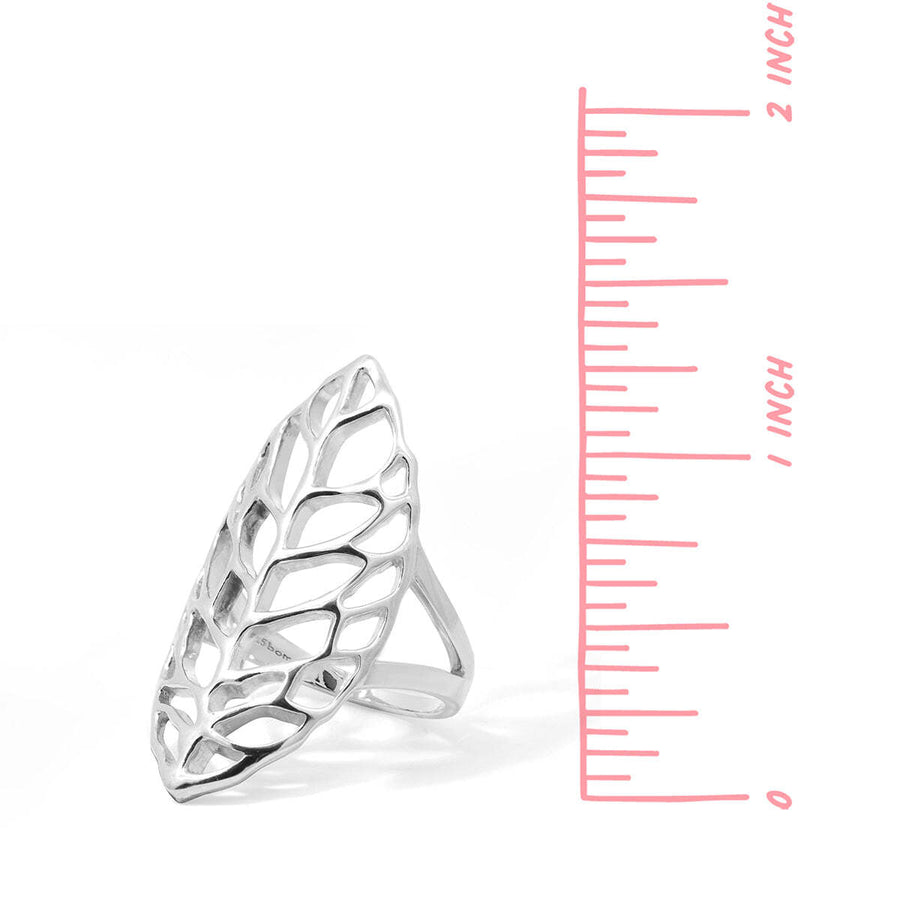 Boma Jewelry Earrings Leaf Bold Ring
