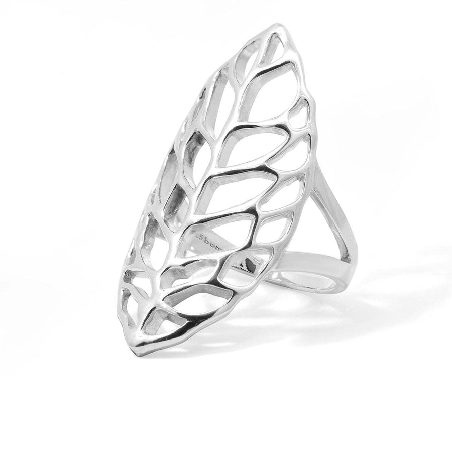 Boma Jewelry Earrings Leaf Bold Ring