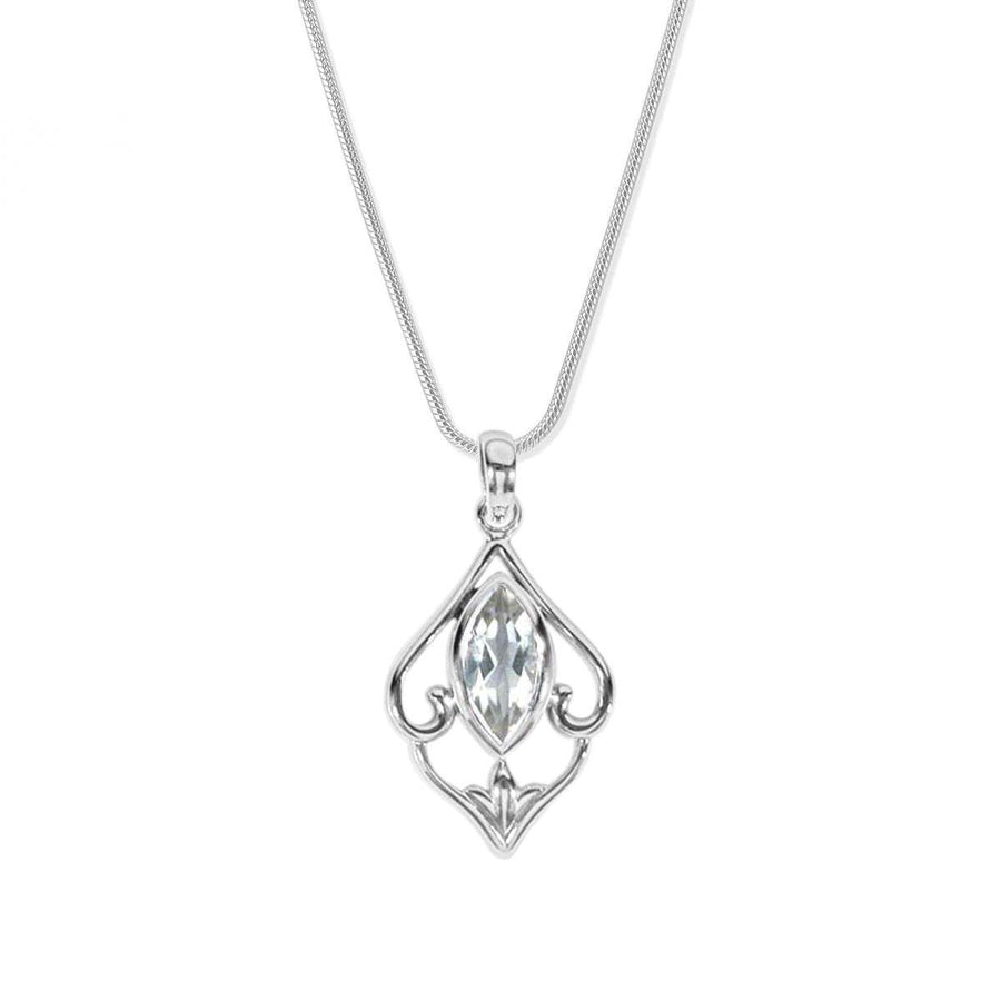 Boma Jewelry Marquise Gemstone Necklace
