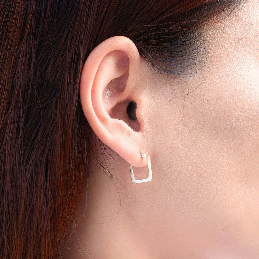 Boma Jewelry Earrings Leaf Cutout Pattern Post