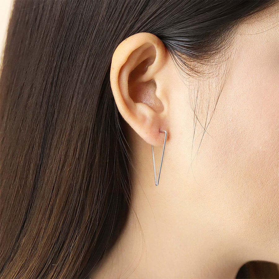 Boma Jewelry Earrings Leaf Cutout Pattern Post