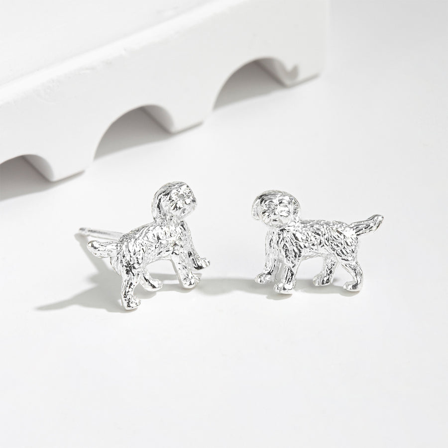 Boma Jewelry Earrings Poodle Dog Stud Earrings