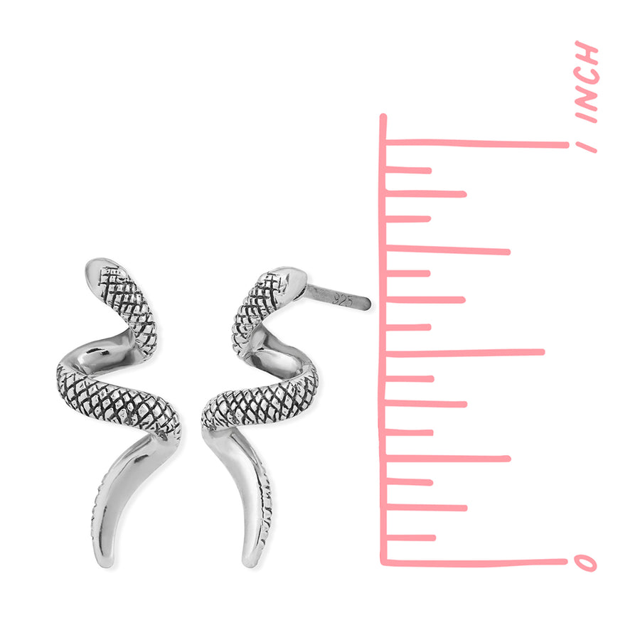 Boma Jewelry Earrings Snake Stud Earrings