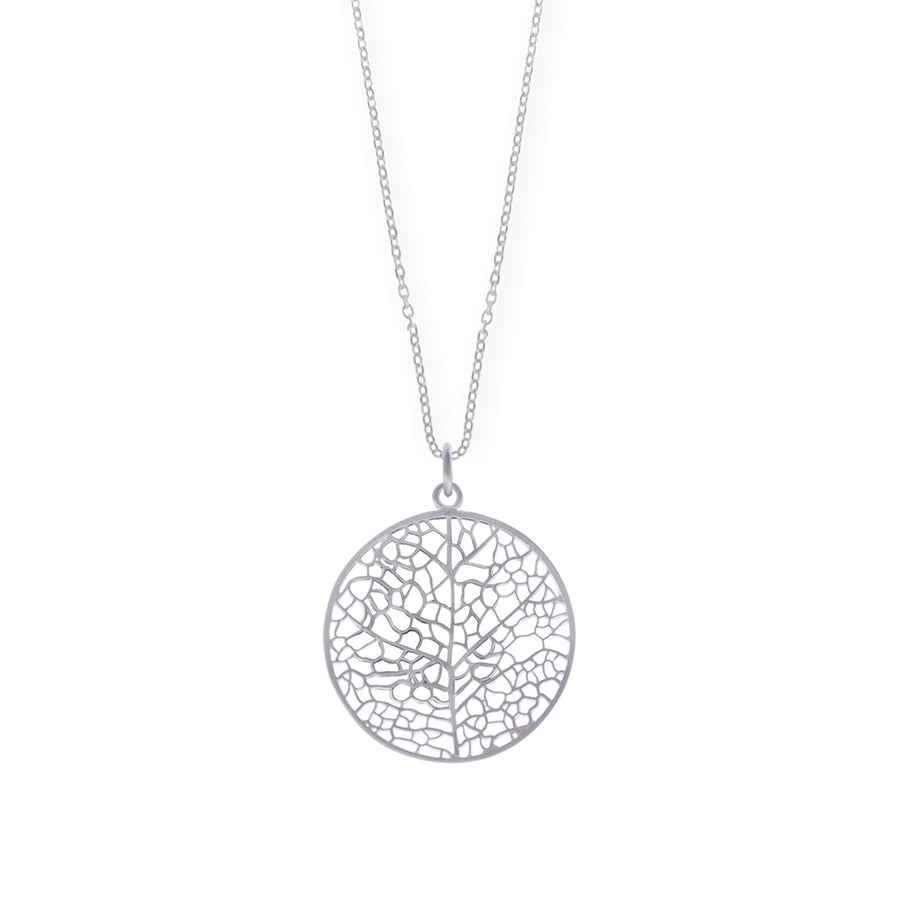 Boma Jewelry Filigree Circle Tree Matte Necklace