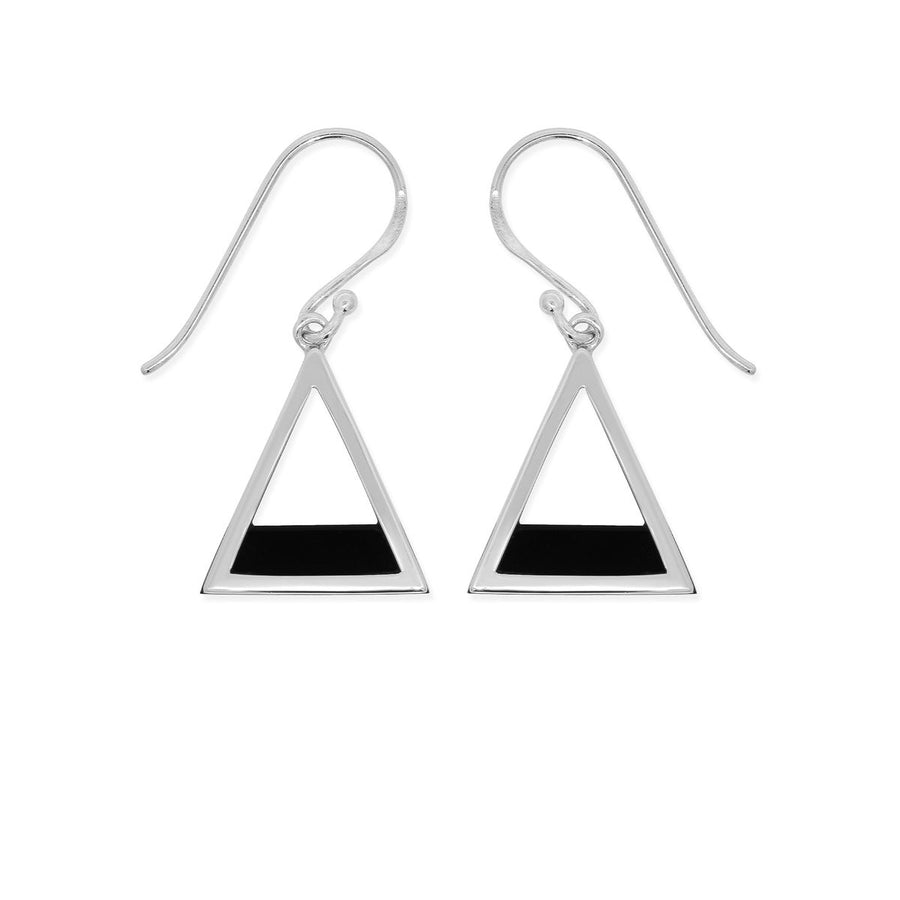Boma Jewelry Earrings Triangle Dangles Earrings with Stone