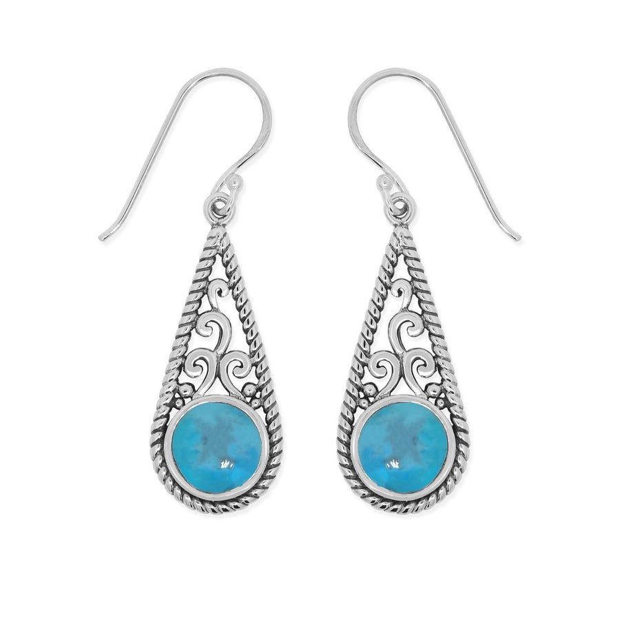 Boma Jewelry Earrings Cushion Turquoise Dangle Earrings