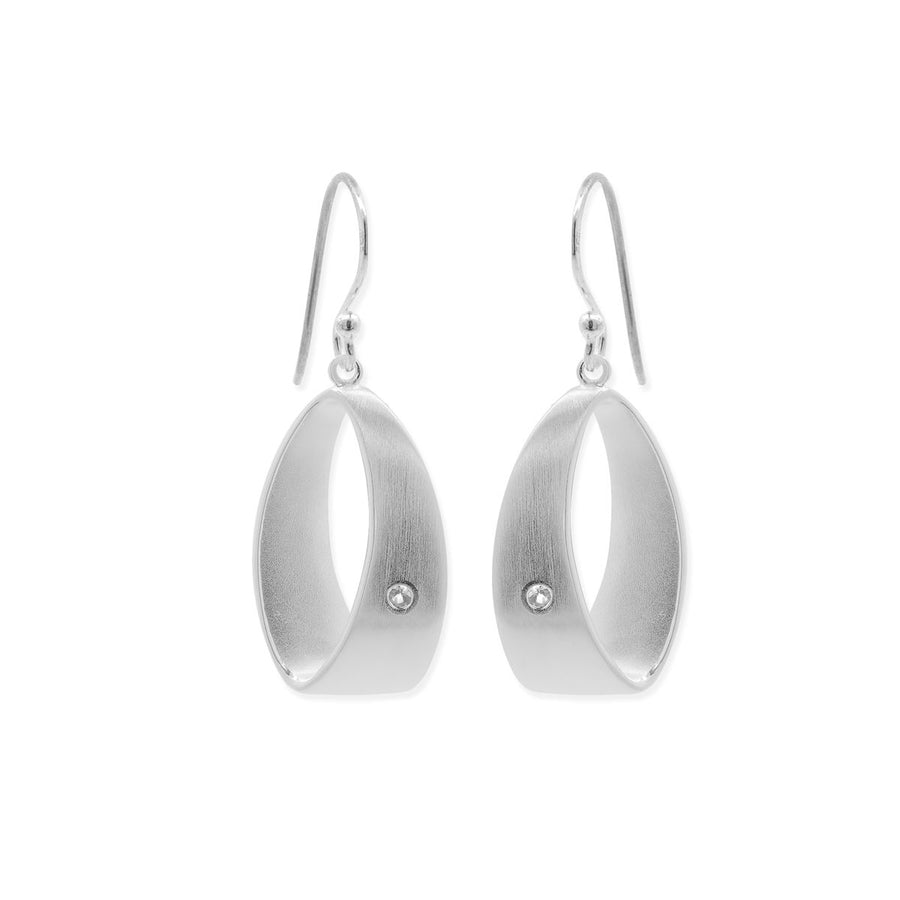Boma Jewelry Earrings Oval Dangles Earrings with Stone