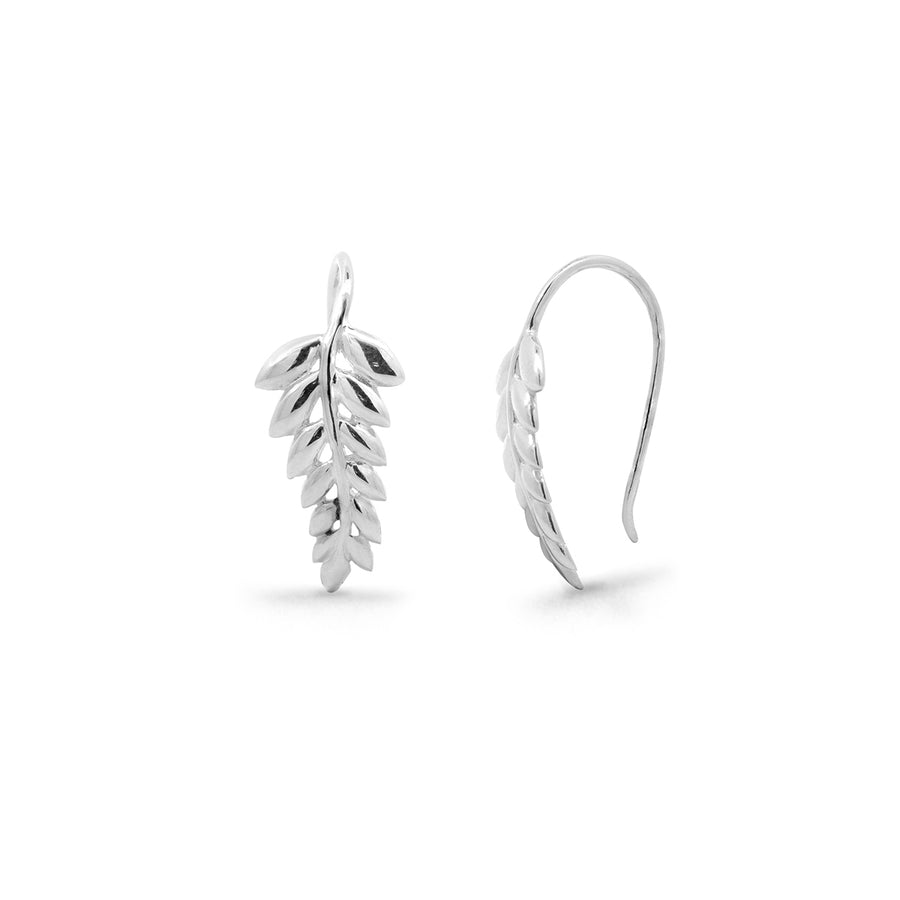 Boma Jewelry Earrings Leaf Hoop Earrings