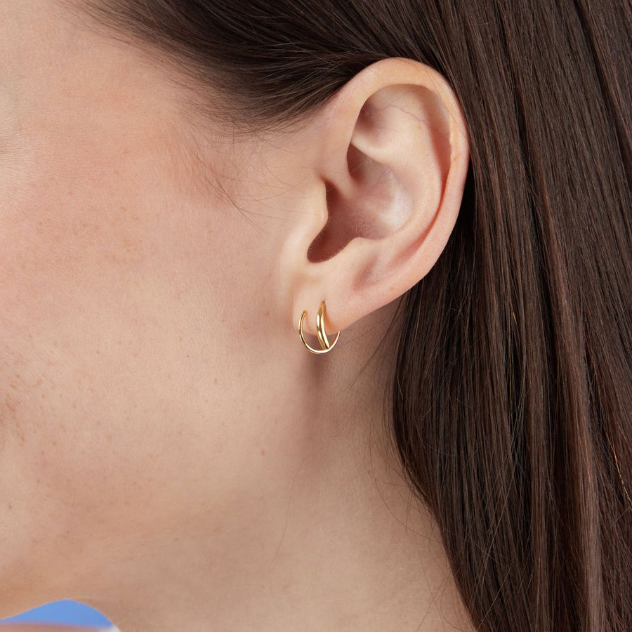 Boma Jewelry Earrings Minimalist Pull Through Earrings