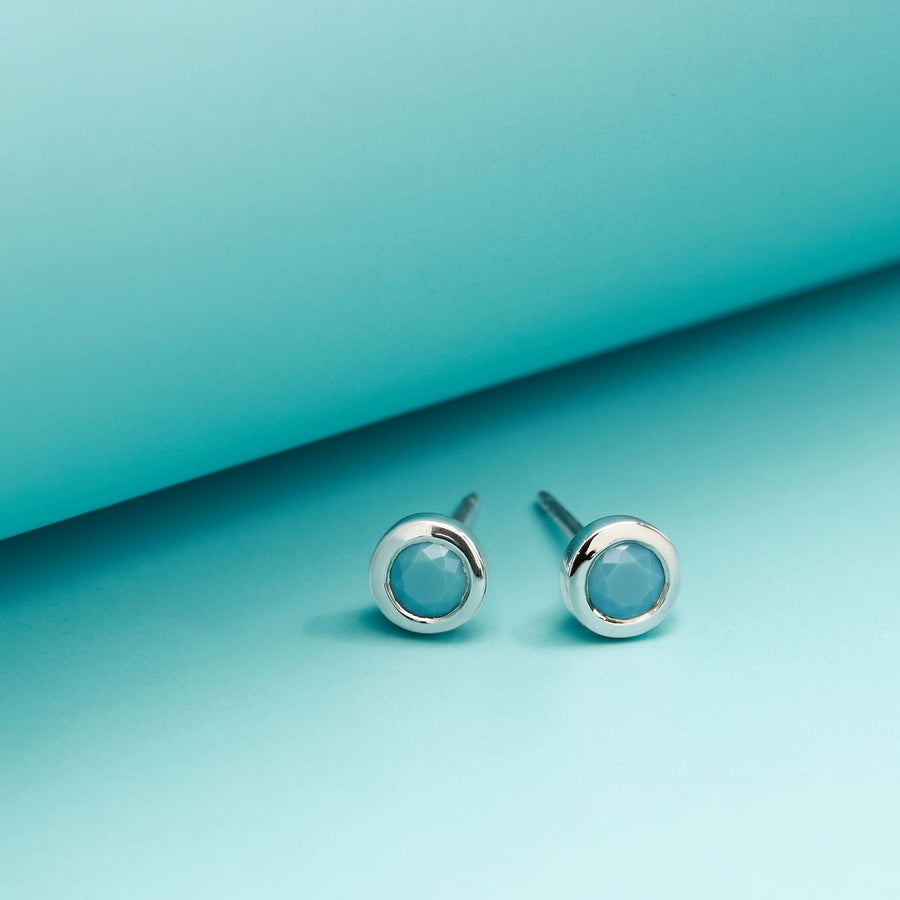 Boma Jewelry Clare Mini Studs with Stone