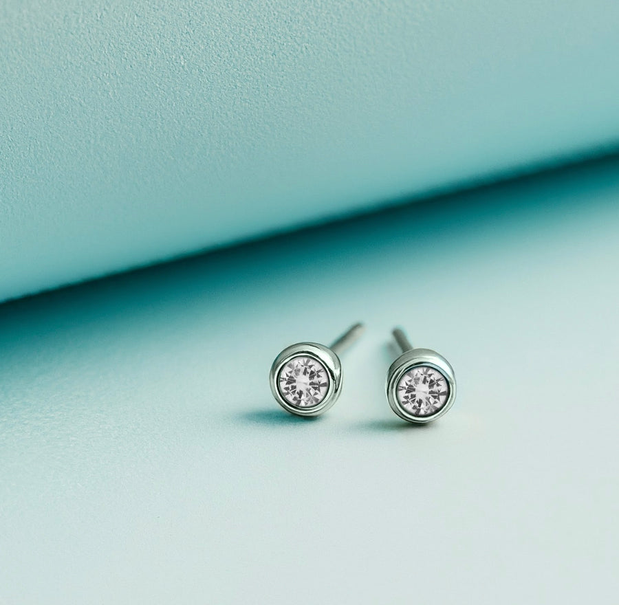 Boma Jewelry Clare Mini Studs with Stone