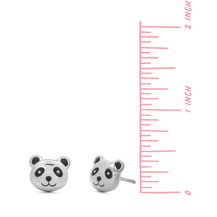 Boma Jewelry Panda Stud Earrings