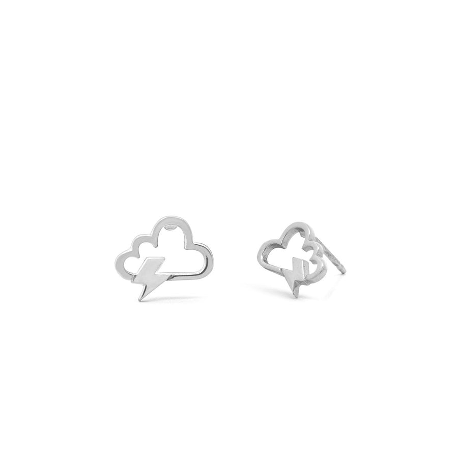 Boma Jewelry Lightning Cloud Stud Earrings