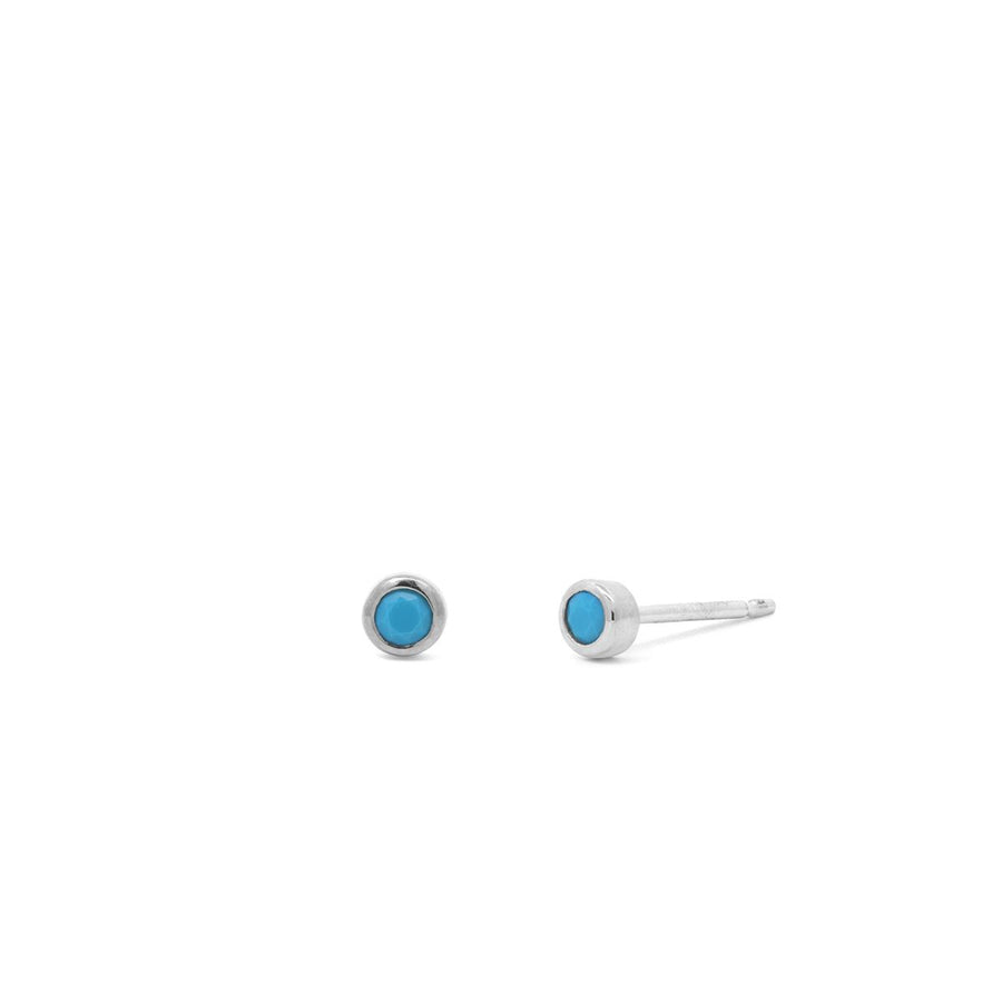 Boma Jewelry Clare Mini Dot Studs with Stone