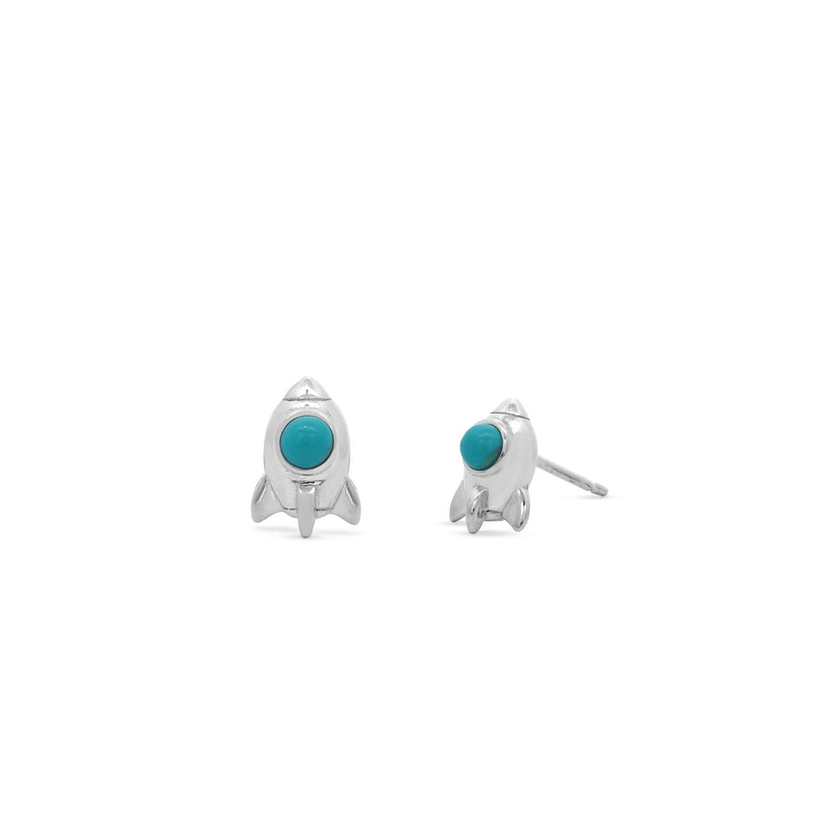 Boma Jewelry Rocket Stone Stud Earrings