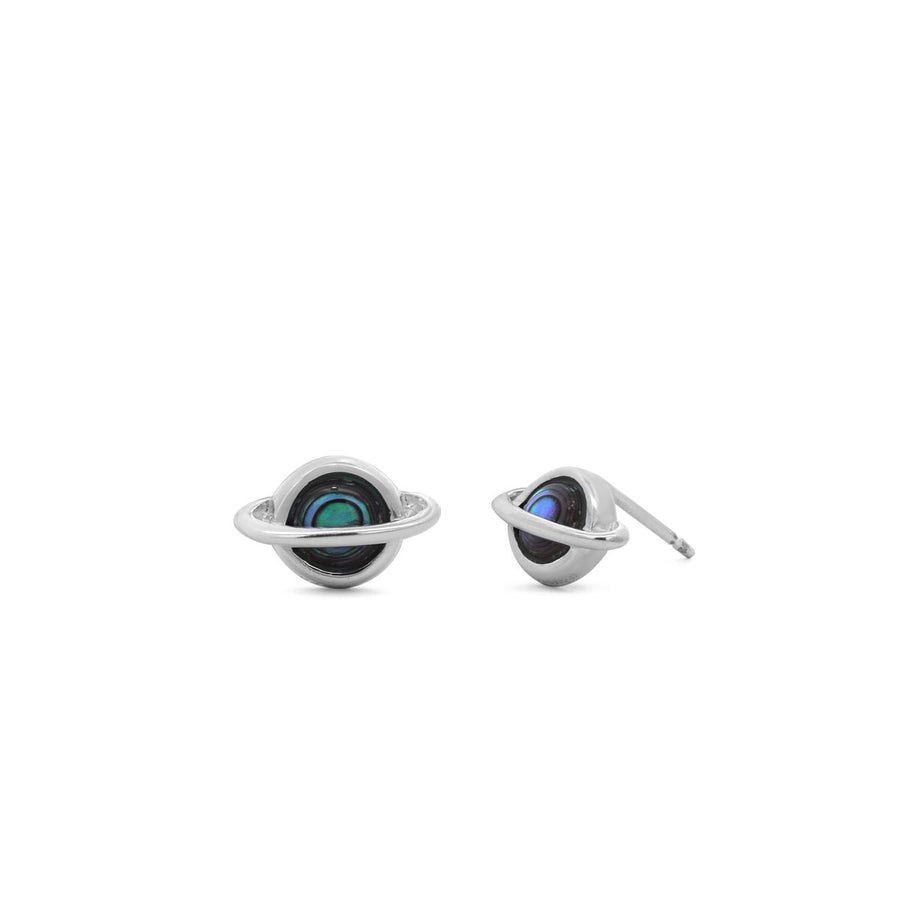 Boma Jewelry Saturn Stone Stud Earrings