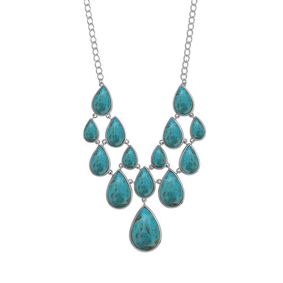 Boma Jewelry Chandelier Pendant Necklace with Stone