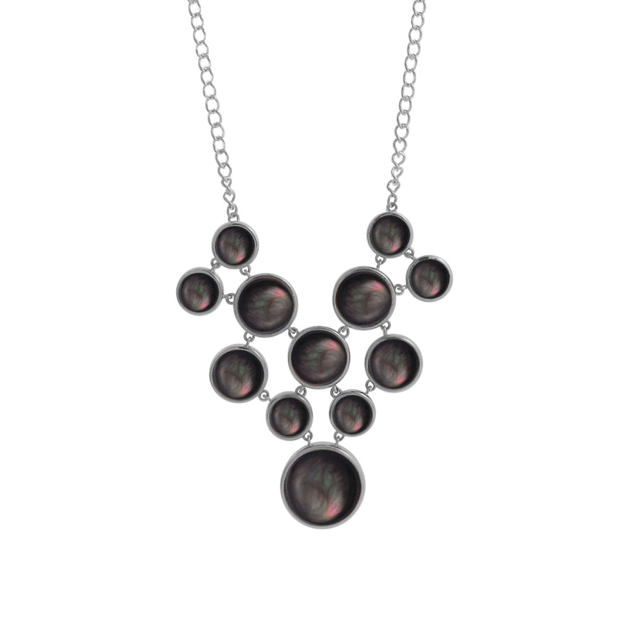 Boma Jewelry Circle Pendant Necklace with Stone