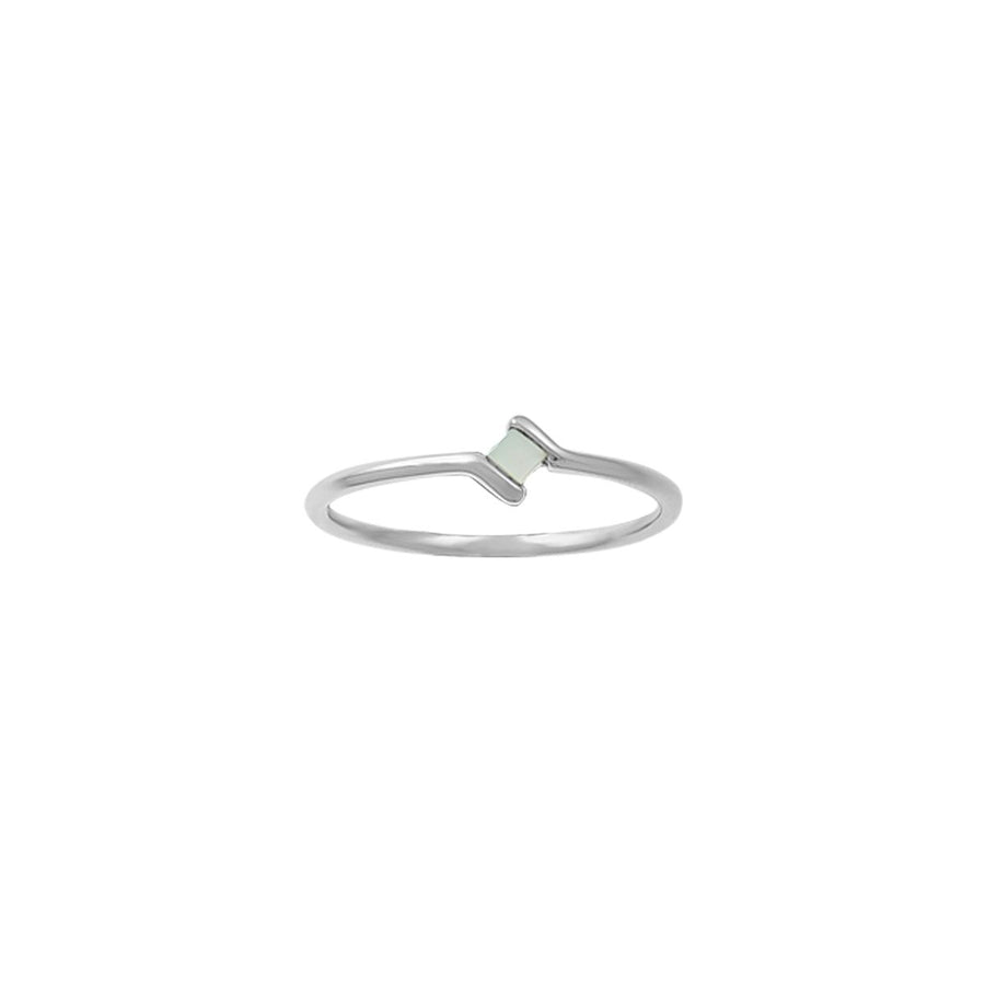 Boma Jewelry Rhombus Ring with Stone 