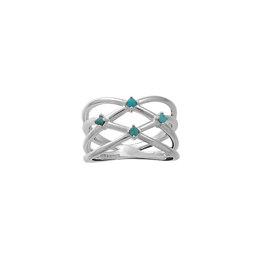 Boma Jewelry Line Ring with Stone