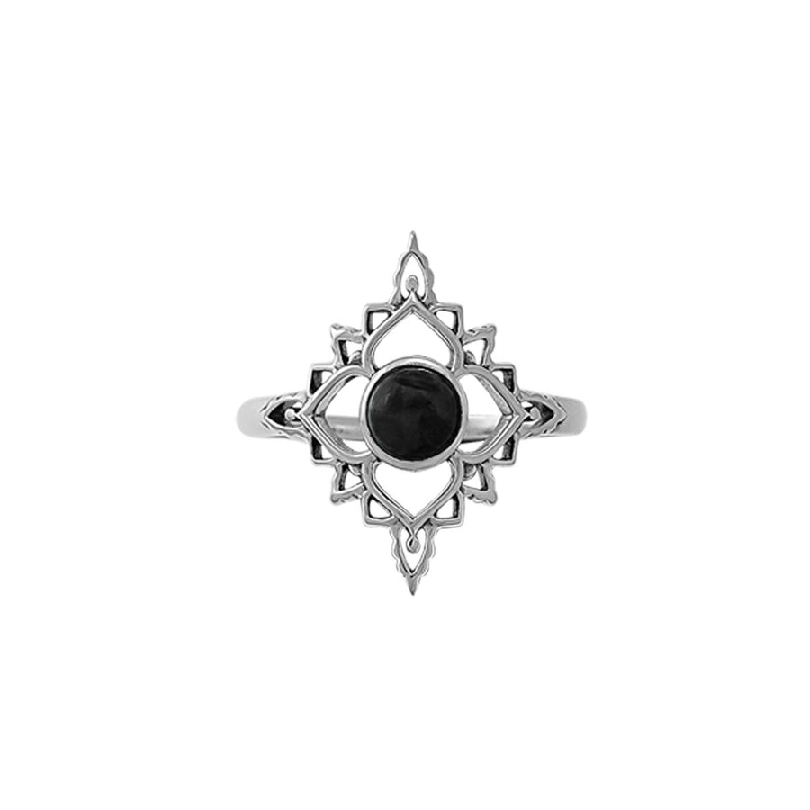 Boma Jewelry Bohemian Filigree Ring with Stone