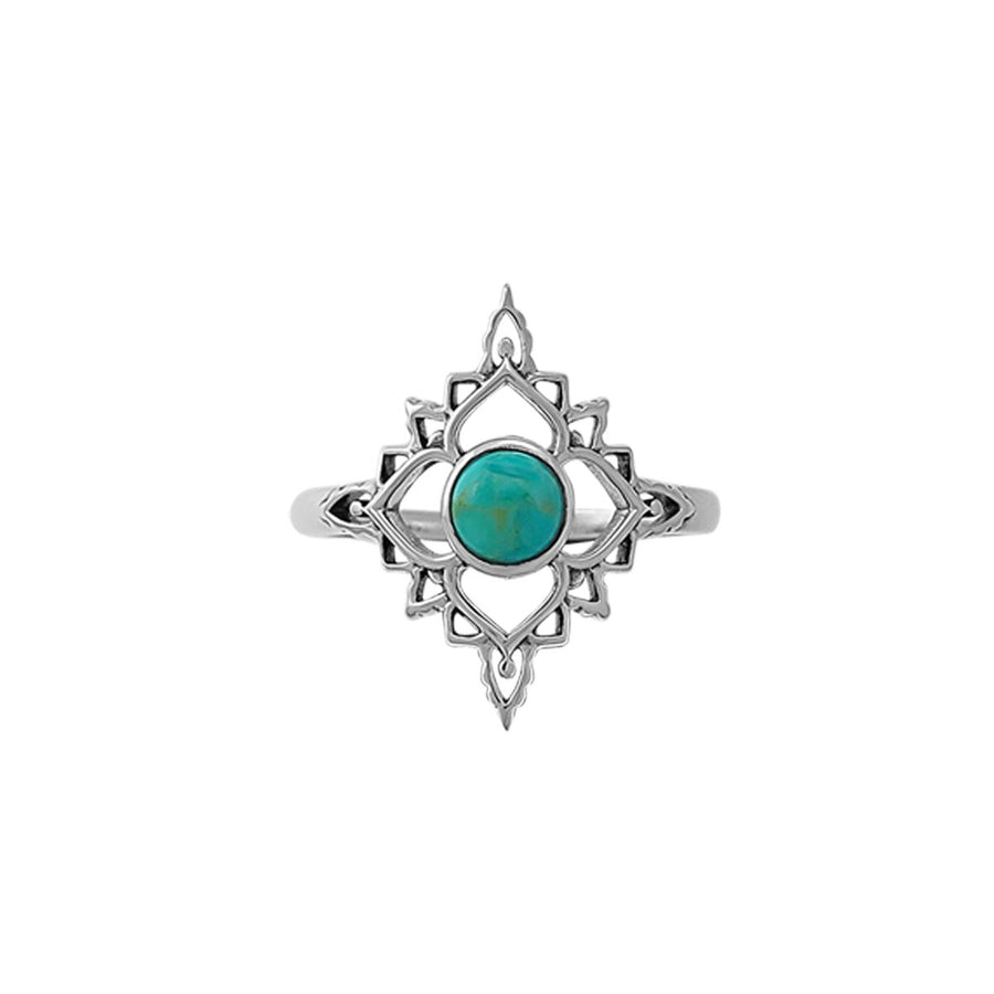 Boma Jewelry Bohemian Filigree Ring with Stone