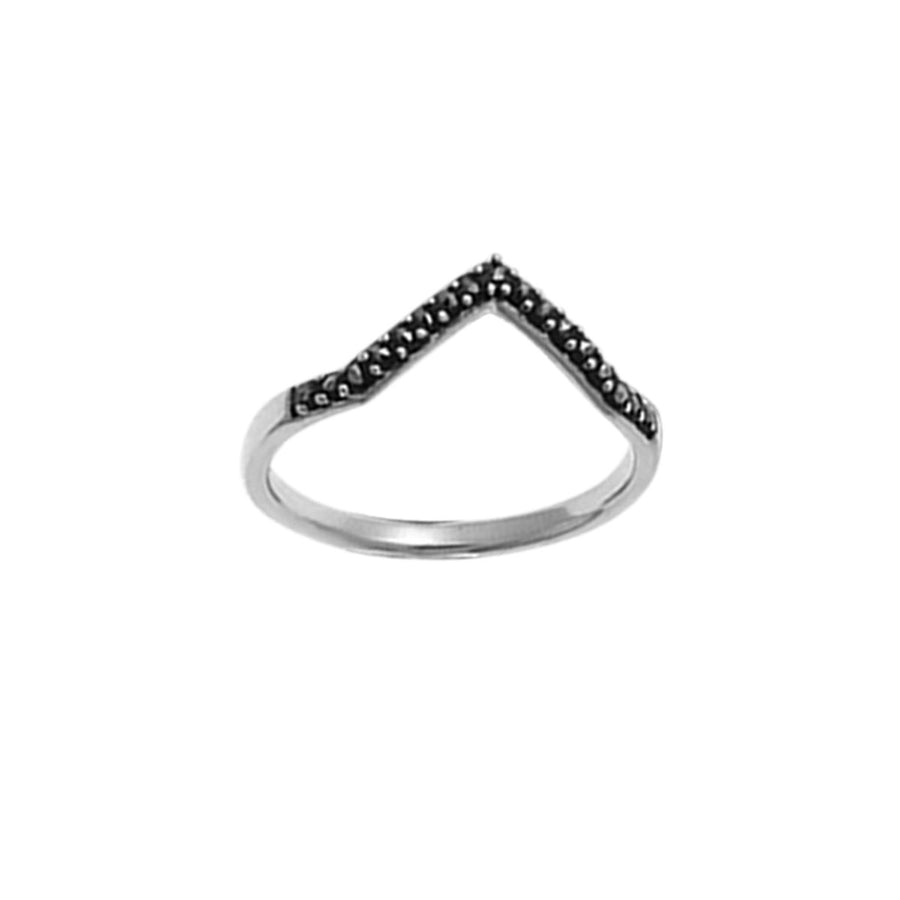 Boma Jewelry Chevron Marcasite Ring