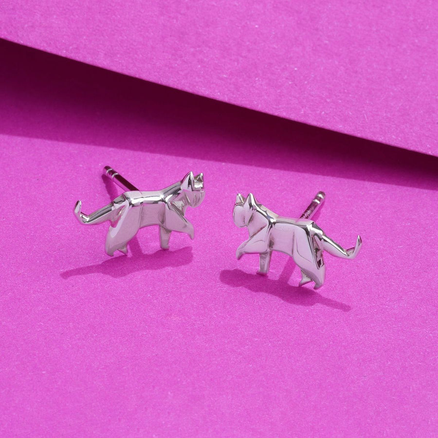 Boma Jewelry Tiger Origami Studs