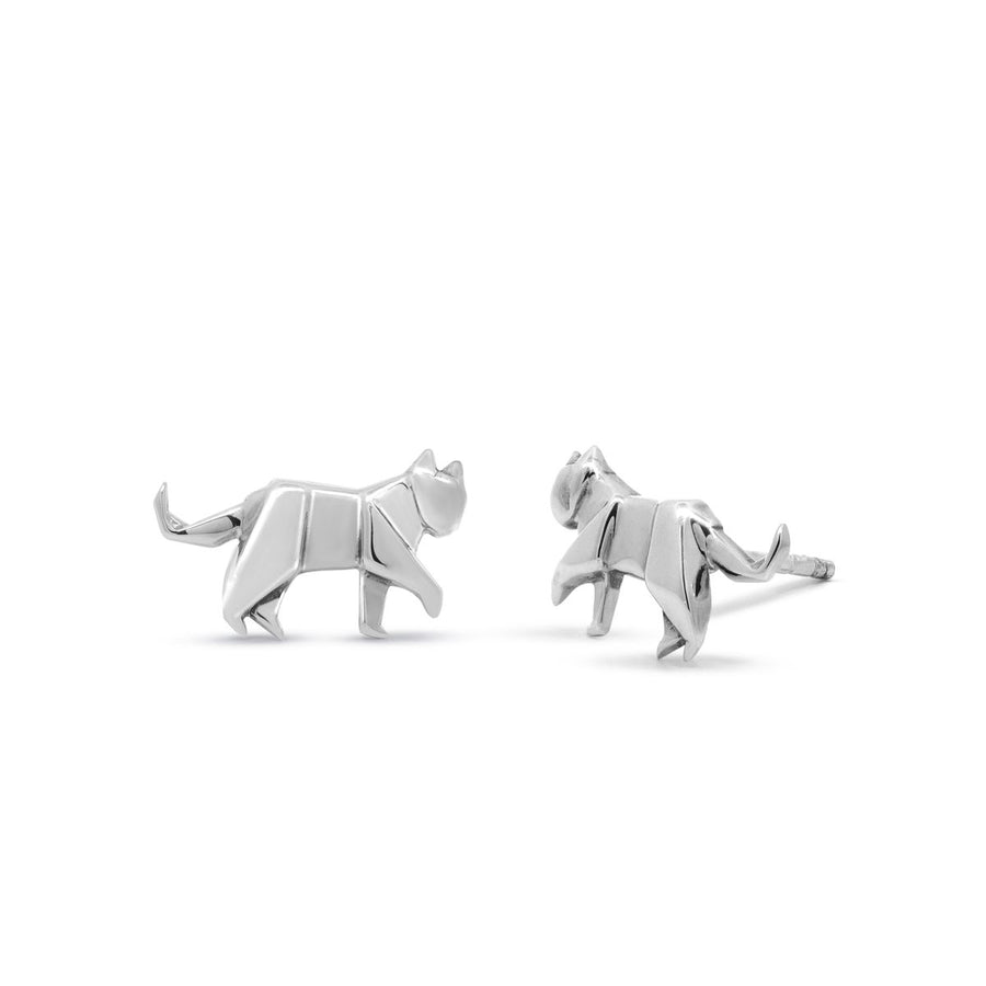 Boma Jewelry Tiger Origami Studs