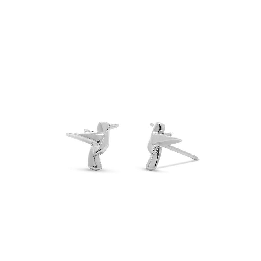 Boma Jewelry Humming Bird Origami Studs