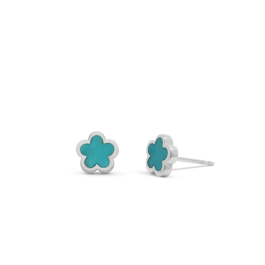 Boma Jewelry Van Cleef Clover Studs with Stone