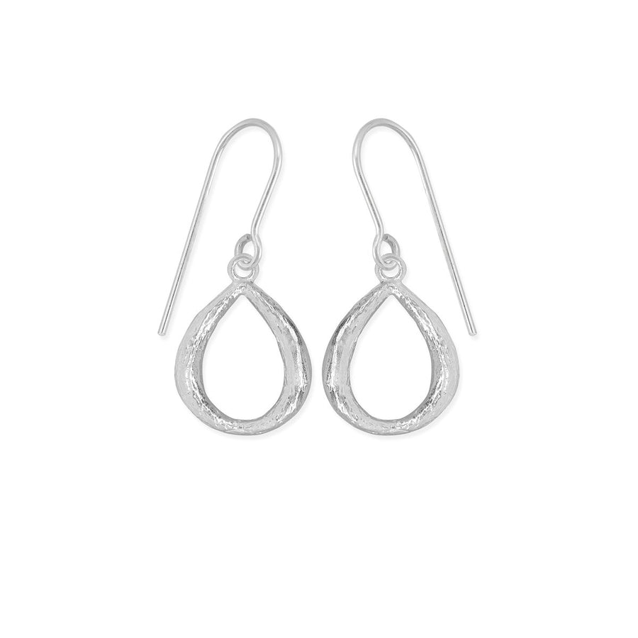 Boma Jewelry Wild Textured Organic Teardrop Hoops